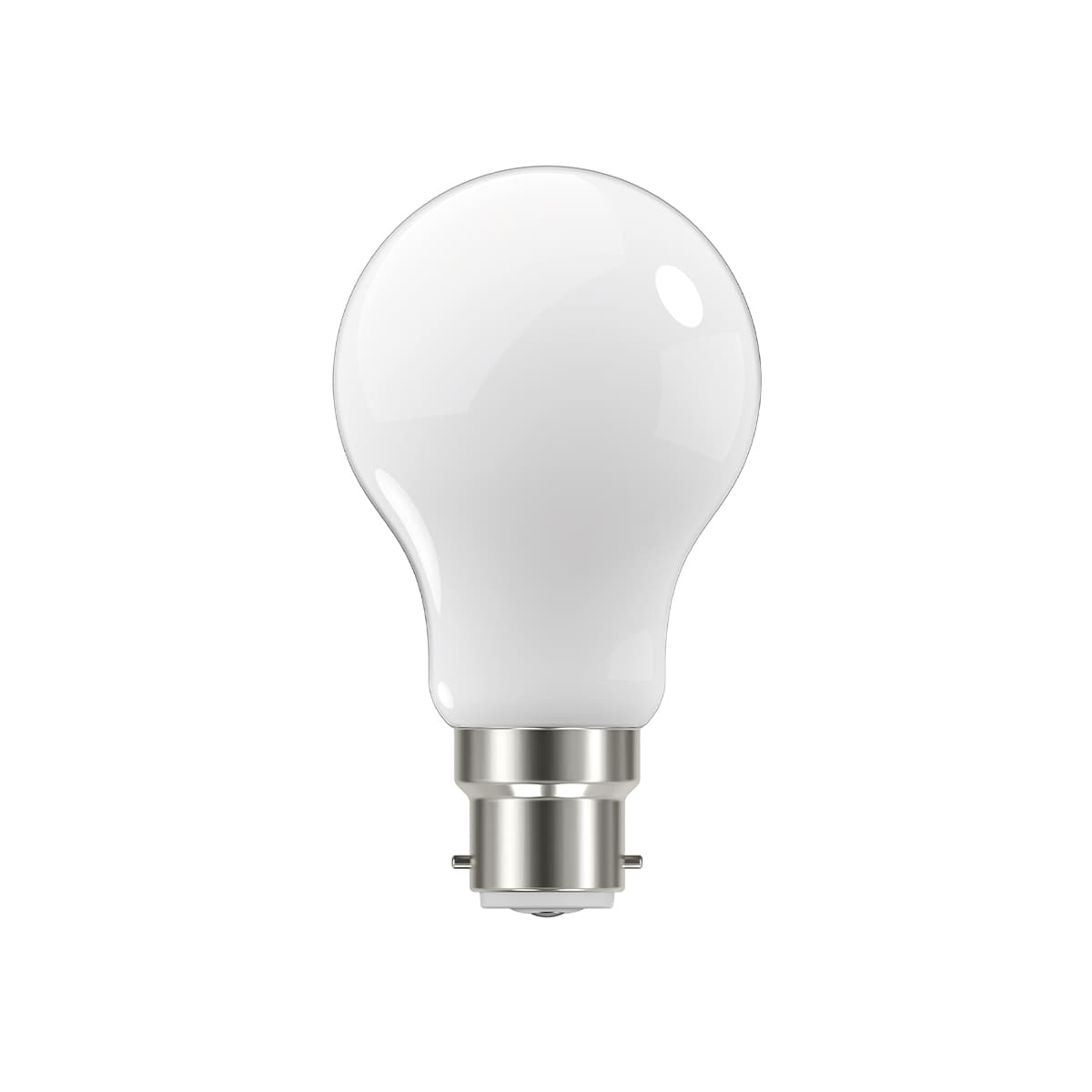 GE 4.3W Glass Opal BC LED GLS Globe in Cool White