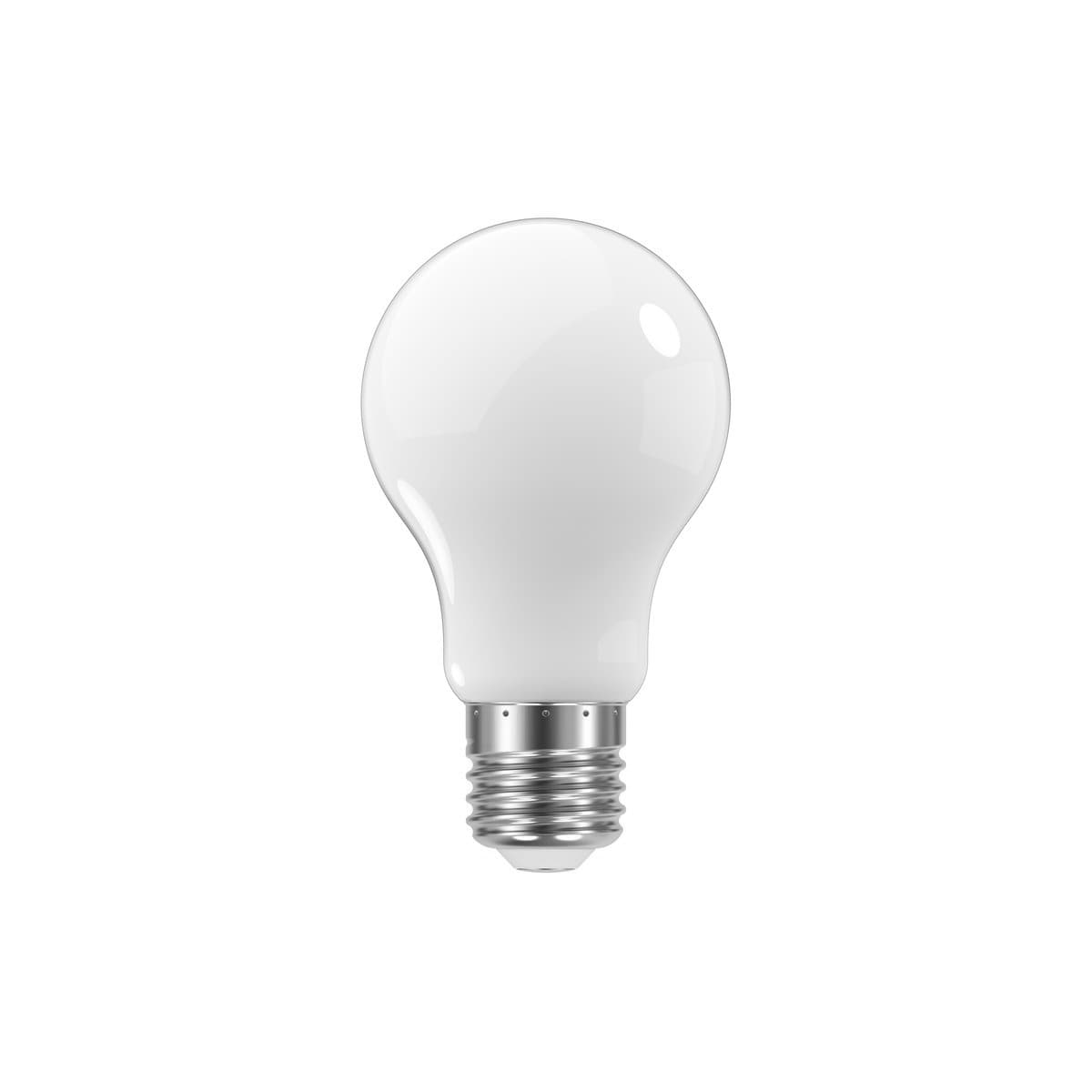 GE 6.5W Glass Opal Dimmable LED GLS ES Globe in Warm White