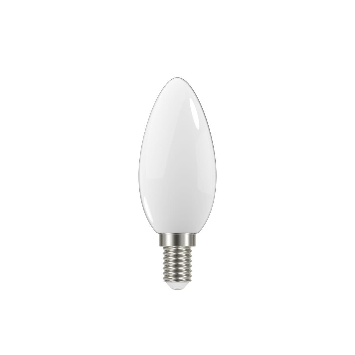 GE 4.7W LED Opal SBC Candle Warm White Globe