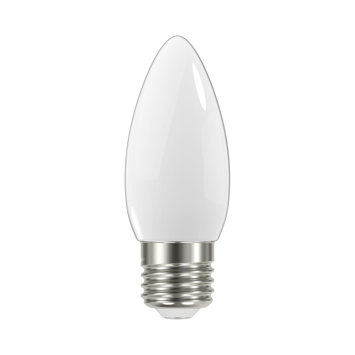 GE 4.7W LED Opal ES Candle Cool White Globe