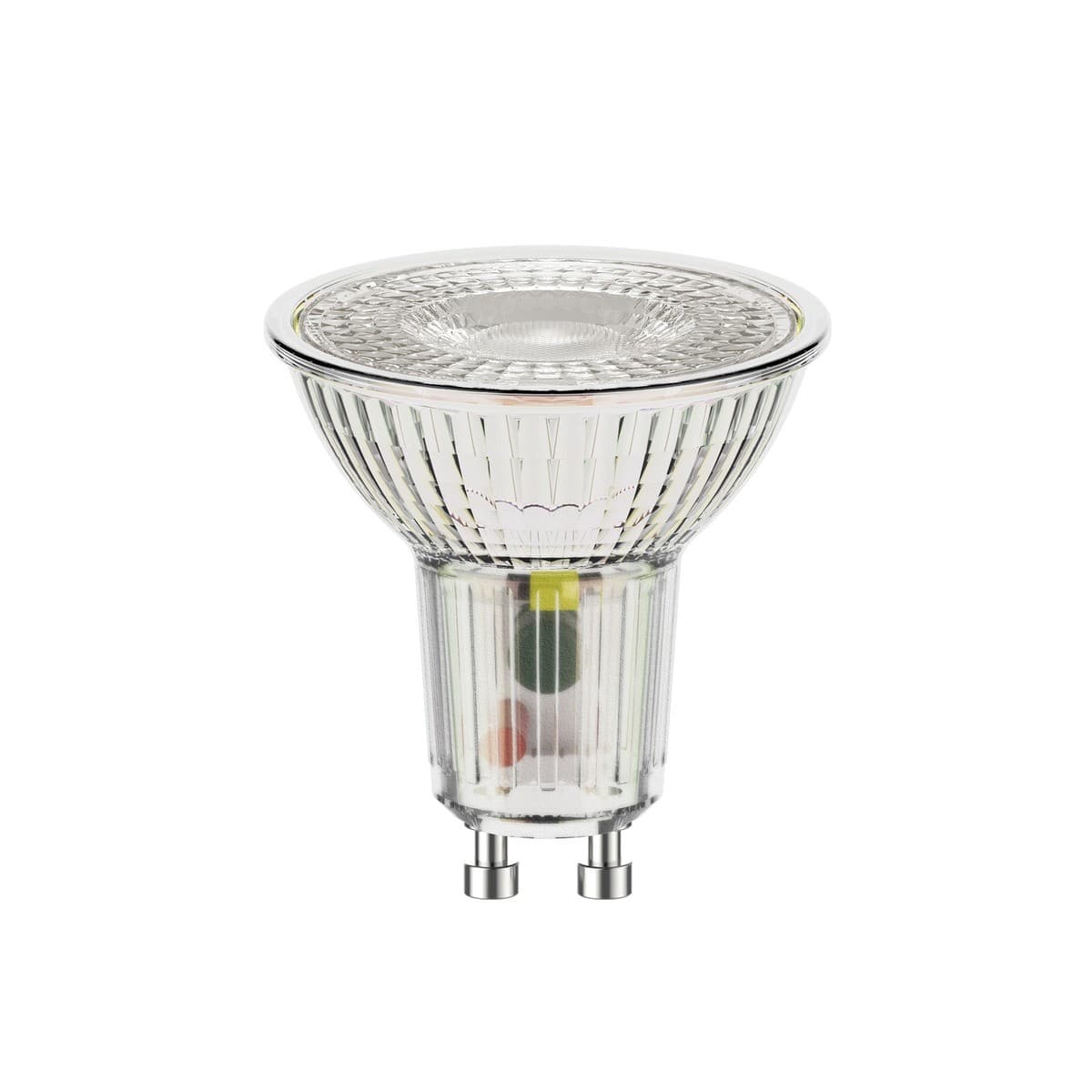 GE 4W 400 Lumen Glass LED GU10 Globe in Cool White