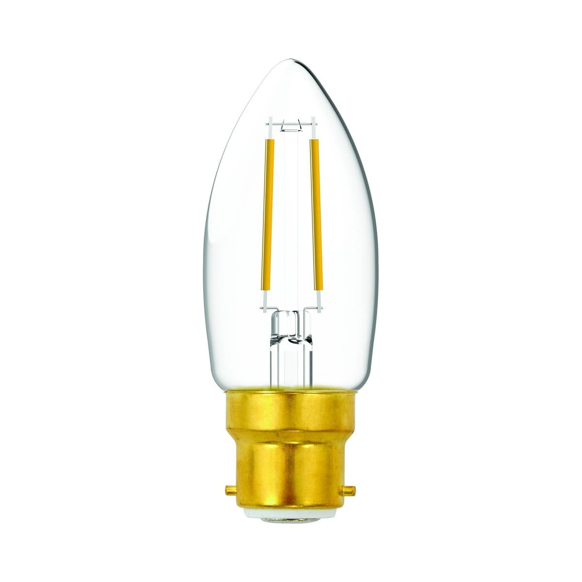 GE 4W Heritage LED Candle BC Globe in Warm White