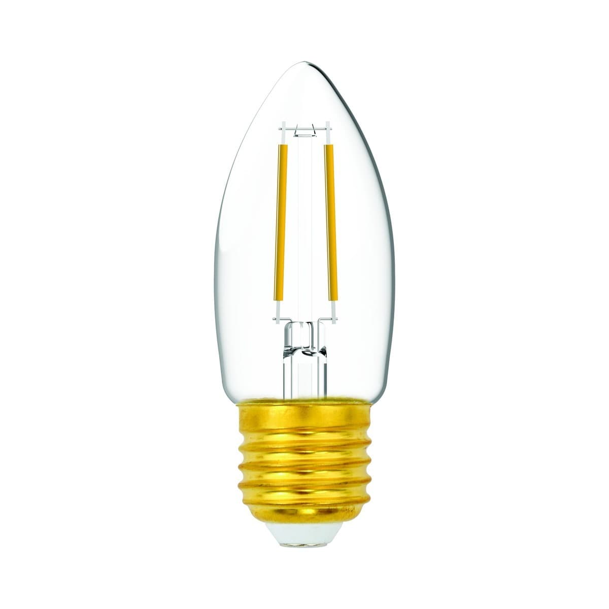 GE 4W Heritage LED Candle ES Globe in Warm White