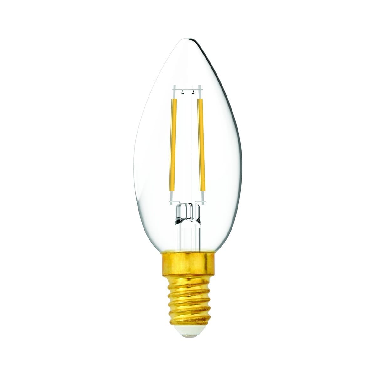 GE 4.8W Heritage Dimmable LED Candle SES Globe in Warm White