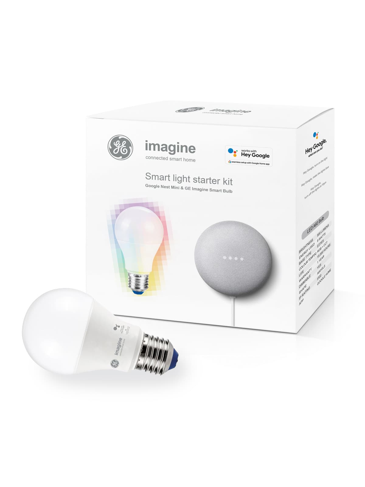 GE Imagine Starter Kit ES Globe + Google Nest Mini