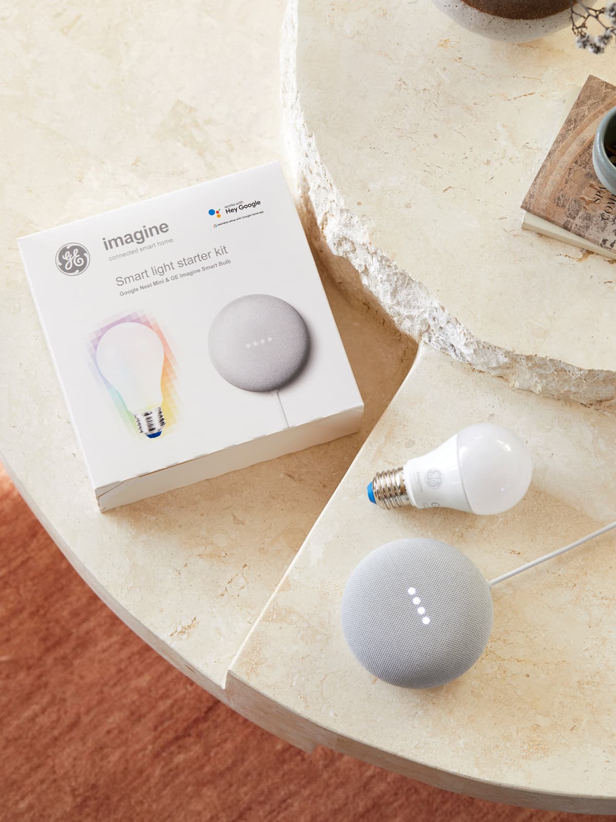 GE Imagine Starter Kit ES Globe + Google Nest Mini