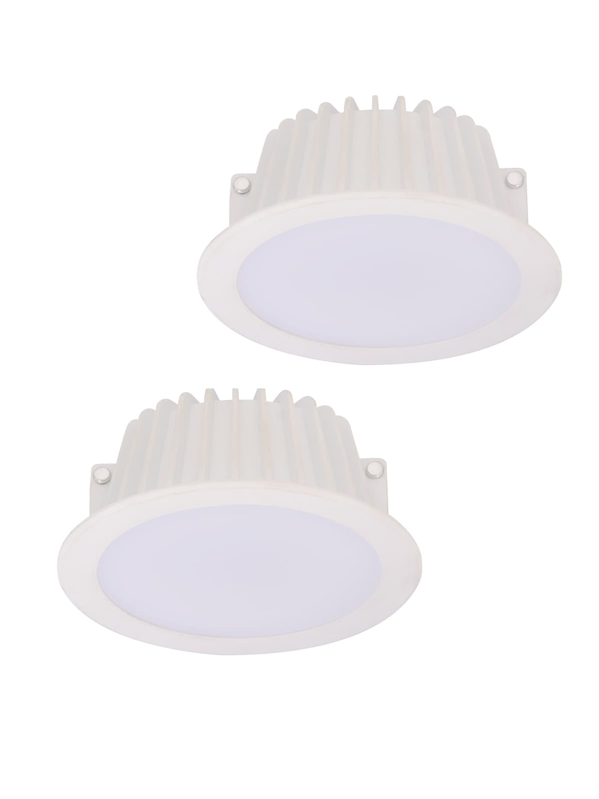 GE Buddy 700 Lumen White Dimmable Downlight 12 Pack in Warm White-img-1