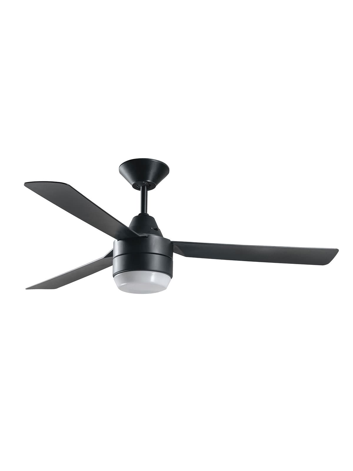 Bayside Calypso 122cm Fan with Light in Black